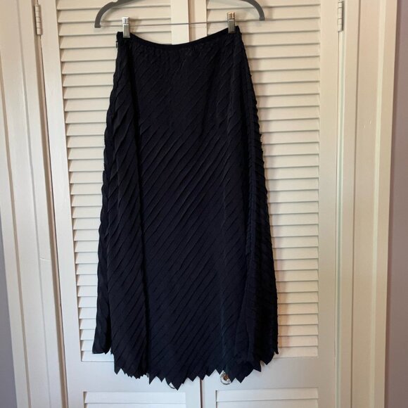 Nic + Zoe fiesta midi skirt black 0 - Picture 9 of 13